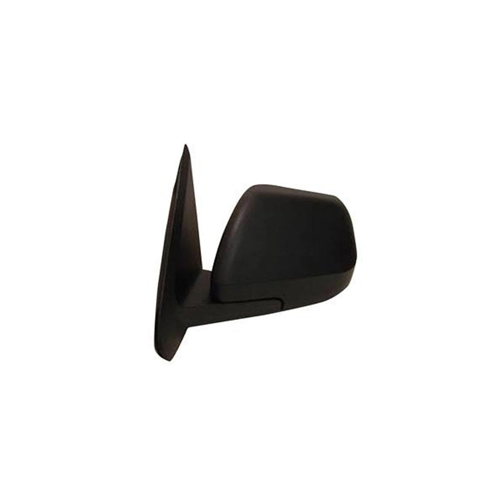 Replacement Black Driver Side Power Door Mirror w/o Heated Glass