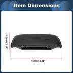Front Right Exterior Door Handle for Hyundai PORTER (1993-1997) - Black, 1 x