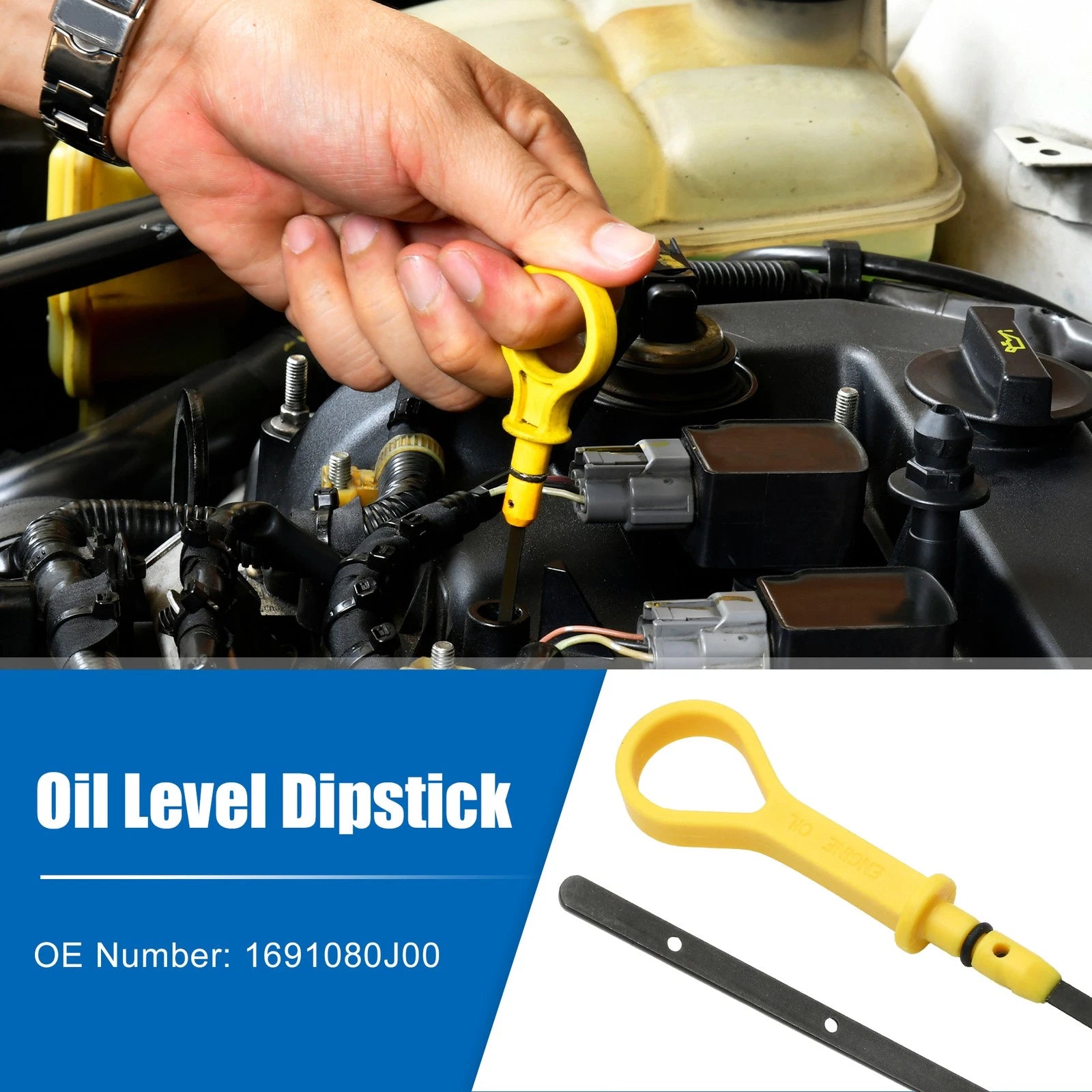 Engine Oil Fluid Level Dipstick for Suzuki SX4 (2007–2014) No. 1691080J00