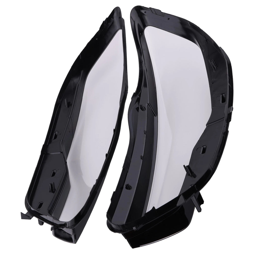 2X Headlight Lens Cover for Audi C7 A6L A61 (2011–2015) 4G0941043E 4G0941005B