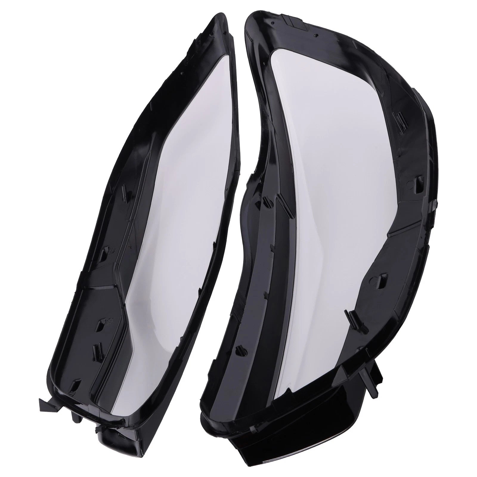 2X Headlight Lens Cover for Audi C7 A6L A61 (2011–2015) 4G0941043E 4G0941005B