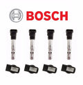 Set of 4 Ignition Coils for Audi Volkswagen (00109, 06B905115R)