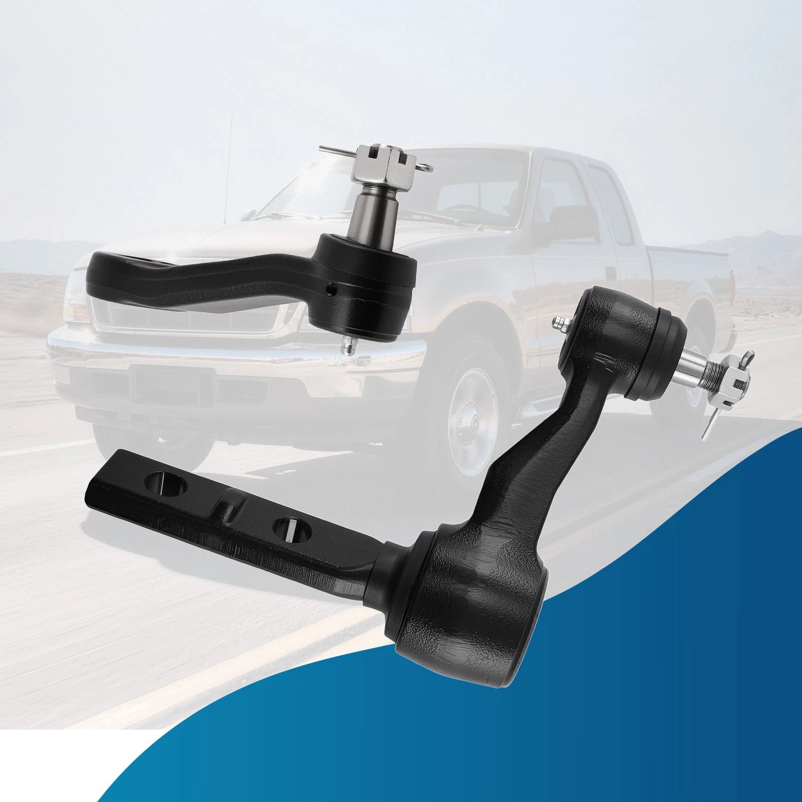 Front Idler Arm Pitman Arm Kit for Ford F150 F-250 (1997–1999) K8739T K8700