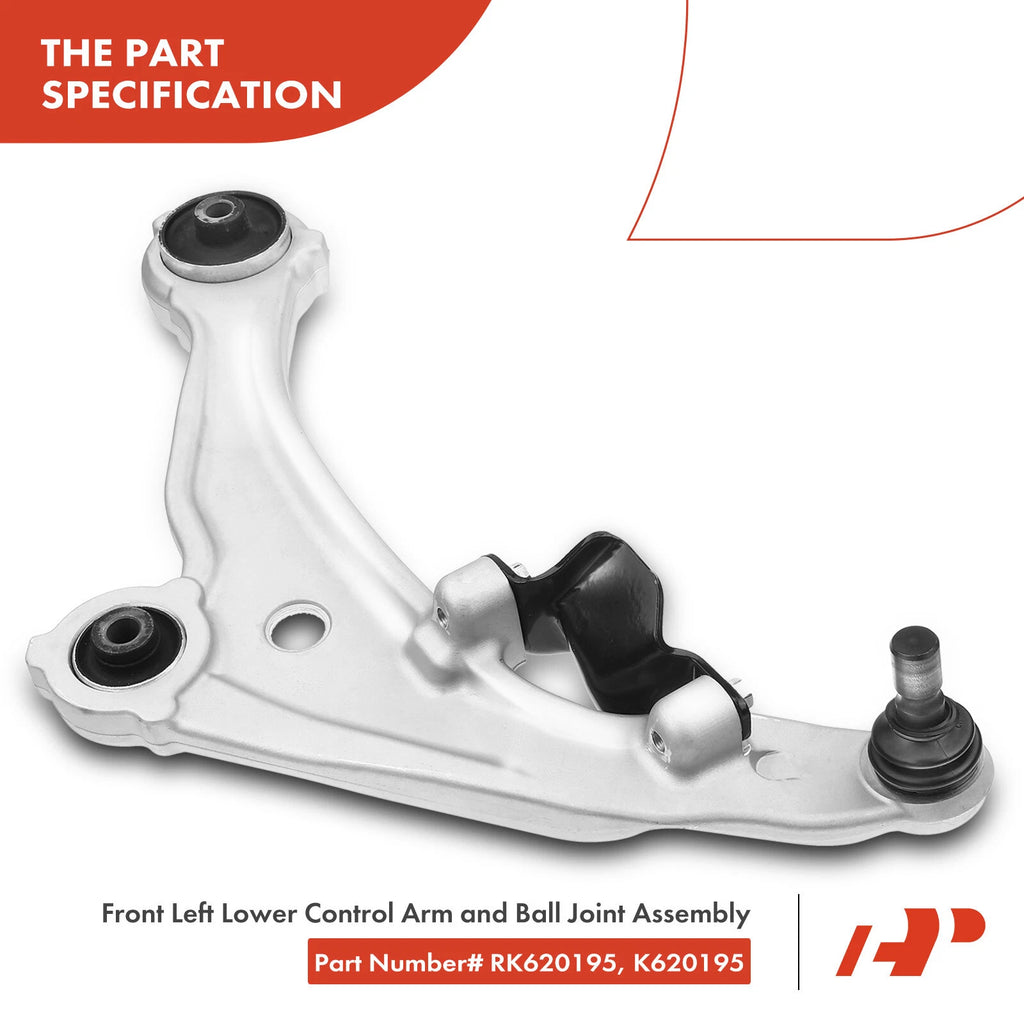 6X Front Lower Control Arm Ball Joint Tie Rod for Nissan Altima (2007–2013)