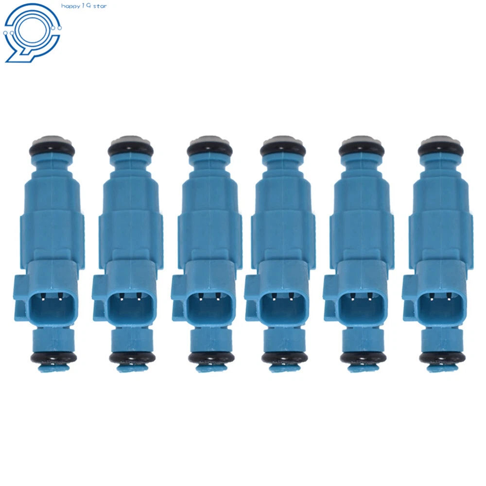 Set of 6 Upgrade Fuel Injectors for Jeep Liberty Dodge Ram 1500 (2002–2003)