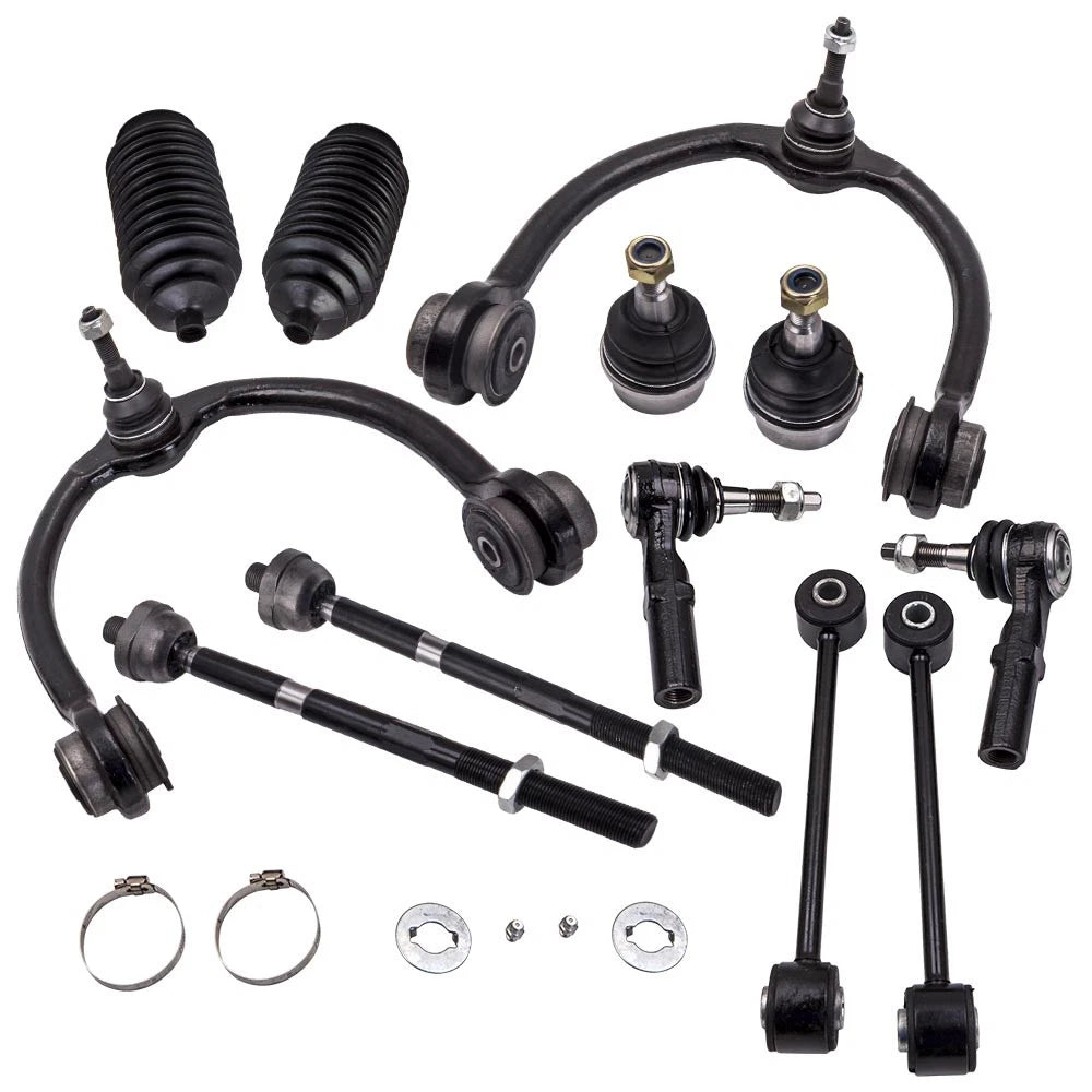 12PC Front Upper Control Arms Ball Joints for Jeep Grand Cherokee Commander (2005–2010)