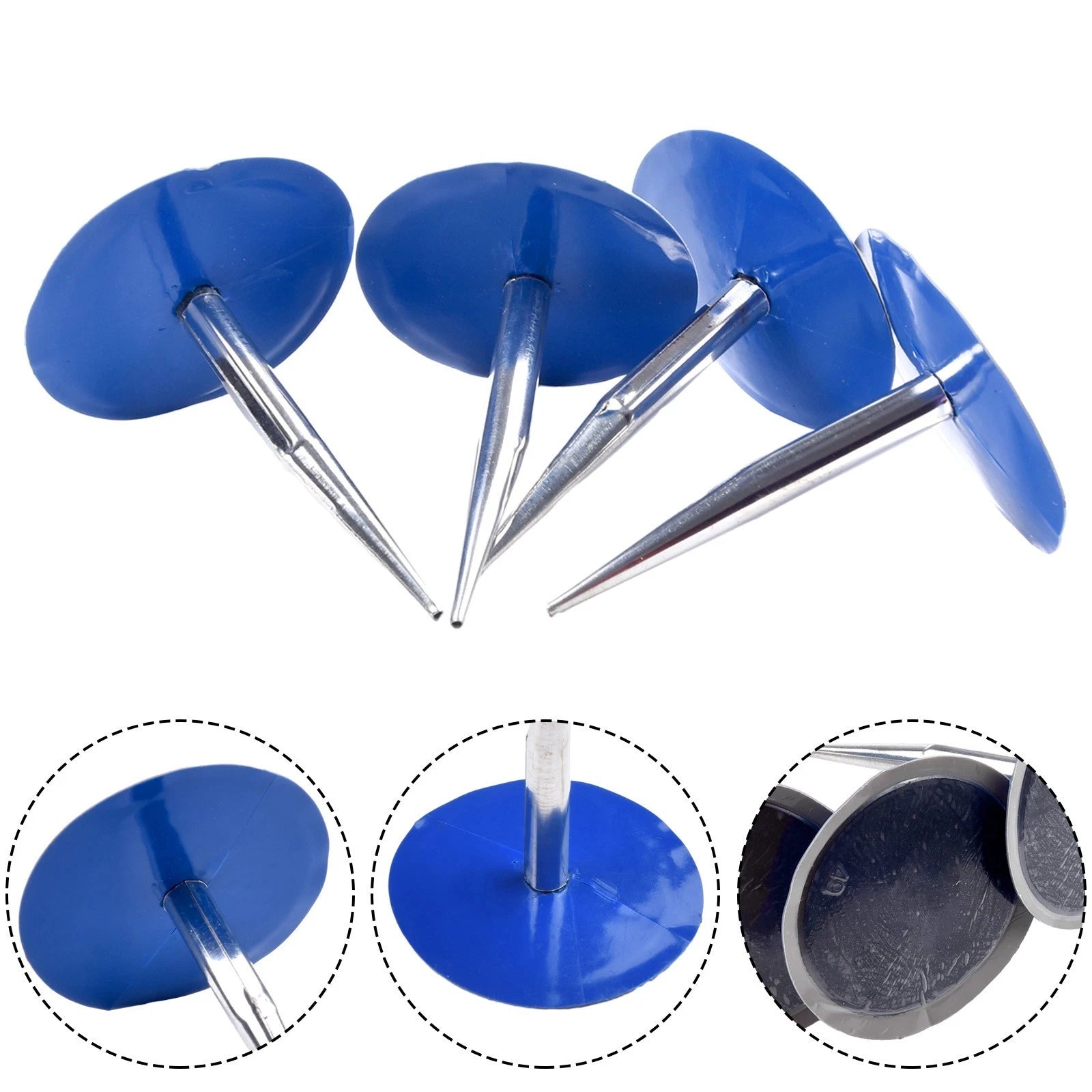 Tyre Mushroom Patch Accessories for Puncture Repair (Metal & Rubber)