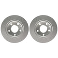 Set of 2 Bosch QuietCast Rear Disc Brake Rotors for Mazda 3 3 Sport CX-3 (2016–2021)
