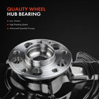 Front Right Steering Knuckle & Hub Bearing for Mercedes-Benz CLA250 (2014–2019)