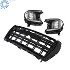 Set of 2 Black Housing LED Headlights for GMC Yukon (2021–2023)