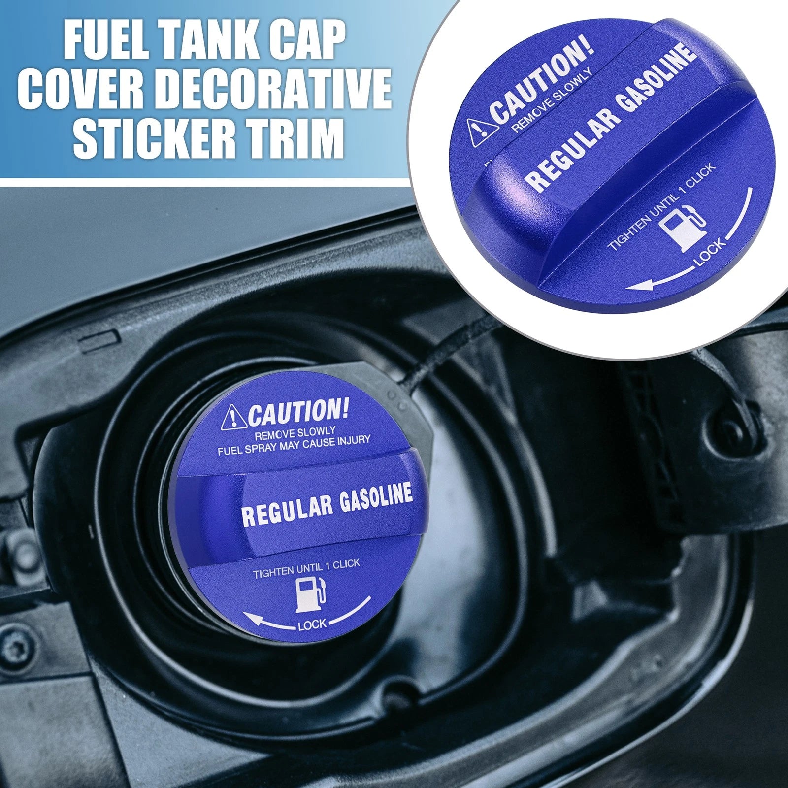 Oil Fuel Cap Decorative Sticker Trim for Subaru Forester (2014–2023)
