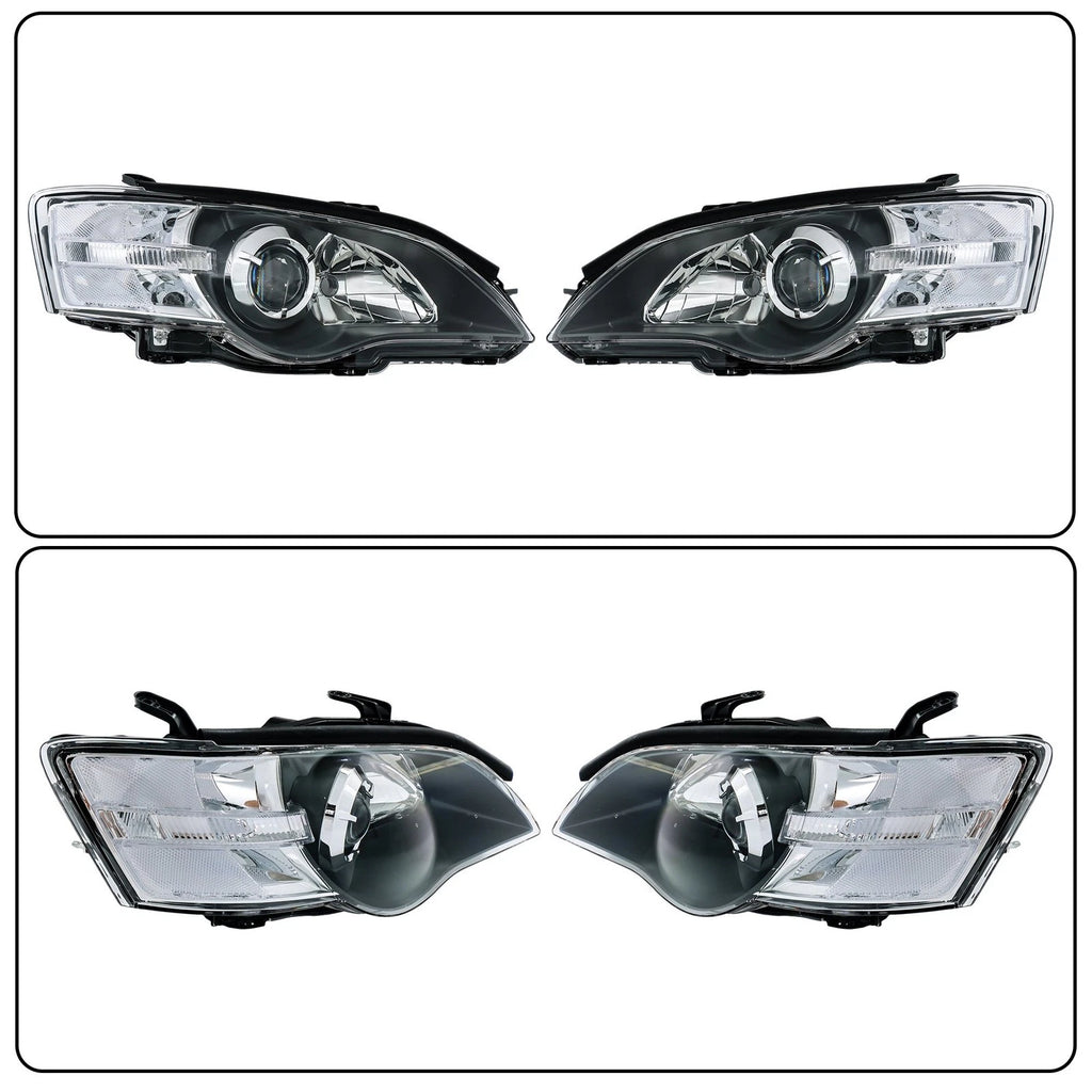 Set of 2 Headlight Assemblies for Subaru Outback/Legacy (2005–2007)