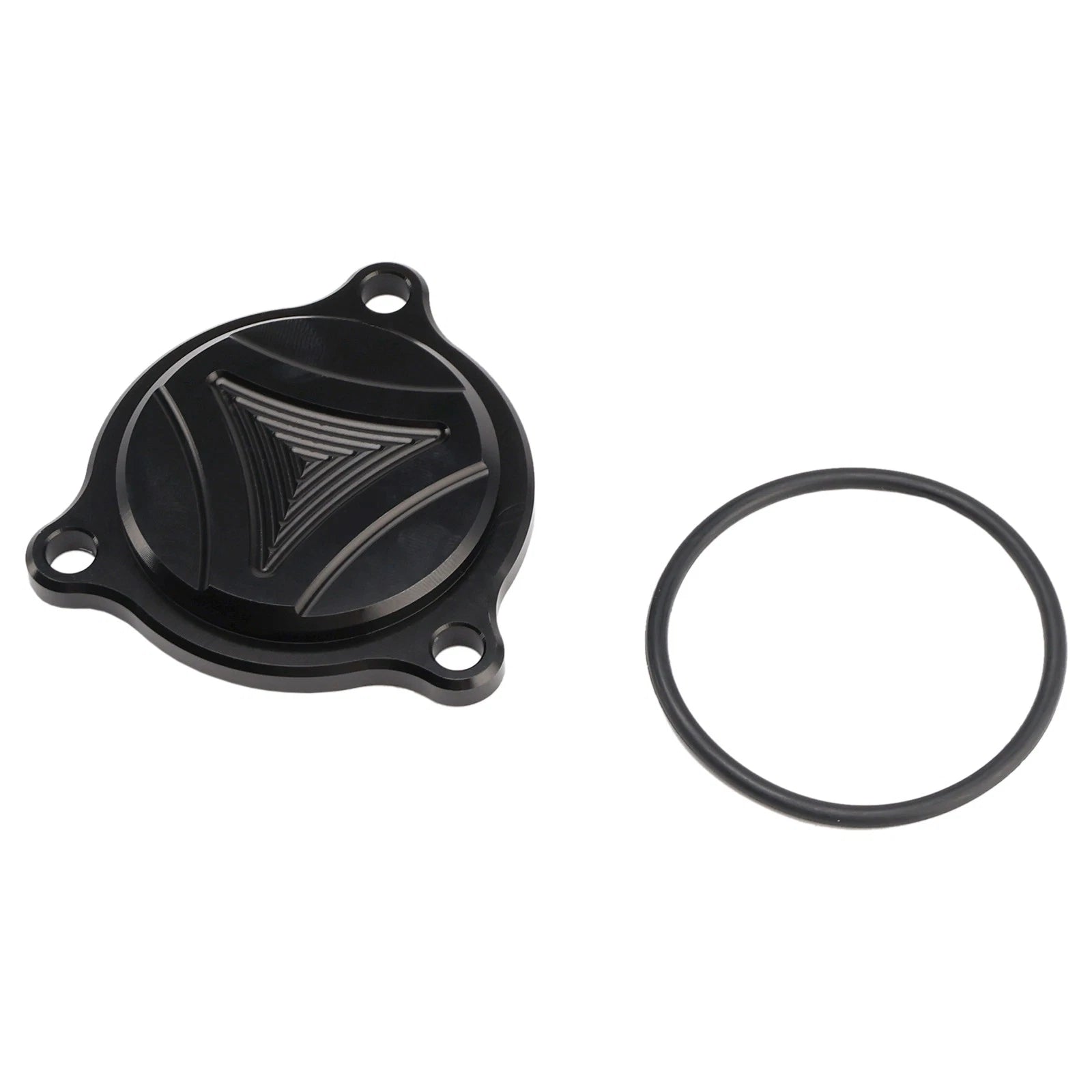 CNC Black Oil Filter Cover for Suzuki Burgmann UH 125 150 200 DR-Z 400 E S SM