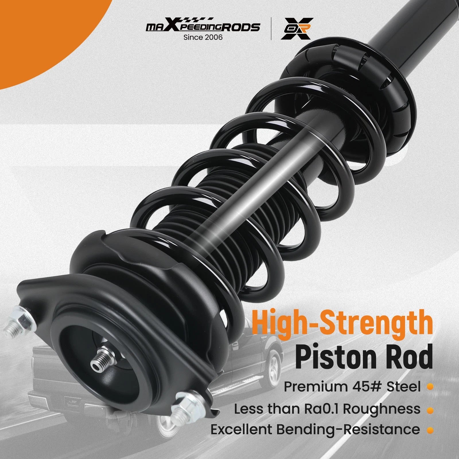 Pair Rear Struts with Coil Spring Suspension Kit for Subaru Outback (2015–2017)