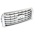 ABS Chrome Front Upper Bumper Grille for Ford F-150 (2015-2017)