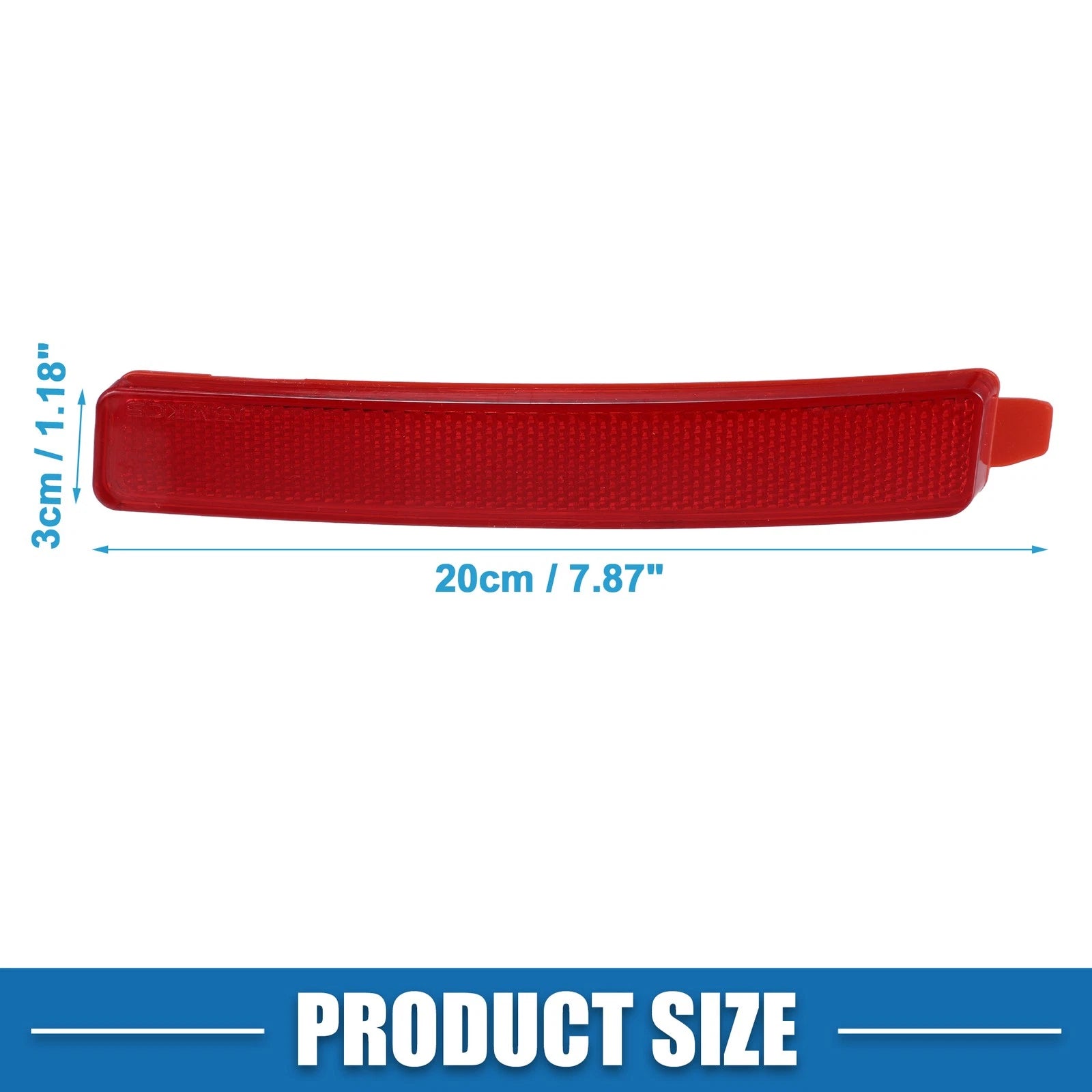 2X Red Rear Bumper Reflector 25881881 15114449 for Cadillac SRX (2010–2016)
