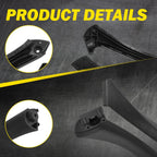 Set of 6 Black Inner Door Handle Pull Covers for BMW E90 3-Series (2004–2012)
