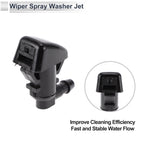 Windshield Washer Nozzle Set of 6 w/ Hose Connector for Jeep (No. 55372143AB)