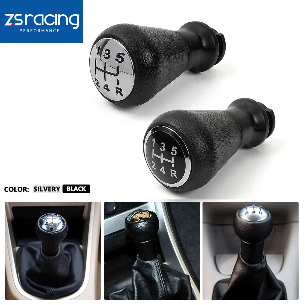 5-Speed Gear Shift Knob for Peugeot 106 206 306 406 107 207 307 308, Citroen C2 C4