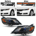 Projector Headlights for Chevy Impala (2014–2020) - All Black Pair