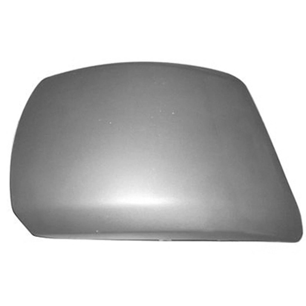 Replacement Black Textured Plastic Passenger Front Bumper End w/o Fog Lights