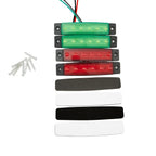 Set of 4 Boat Navigation LED Red Green Stern Lights for Marine Use