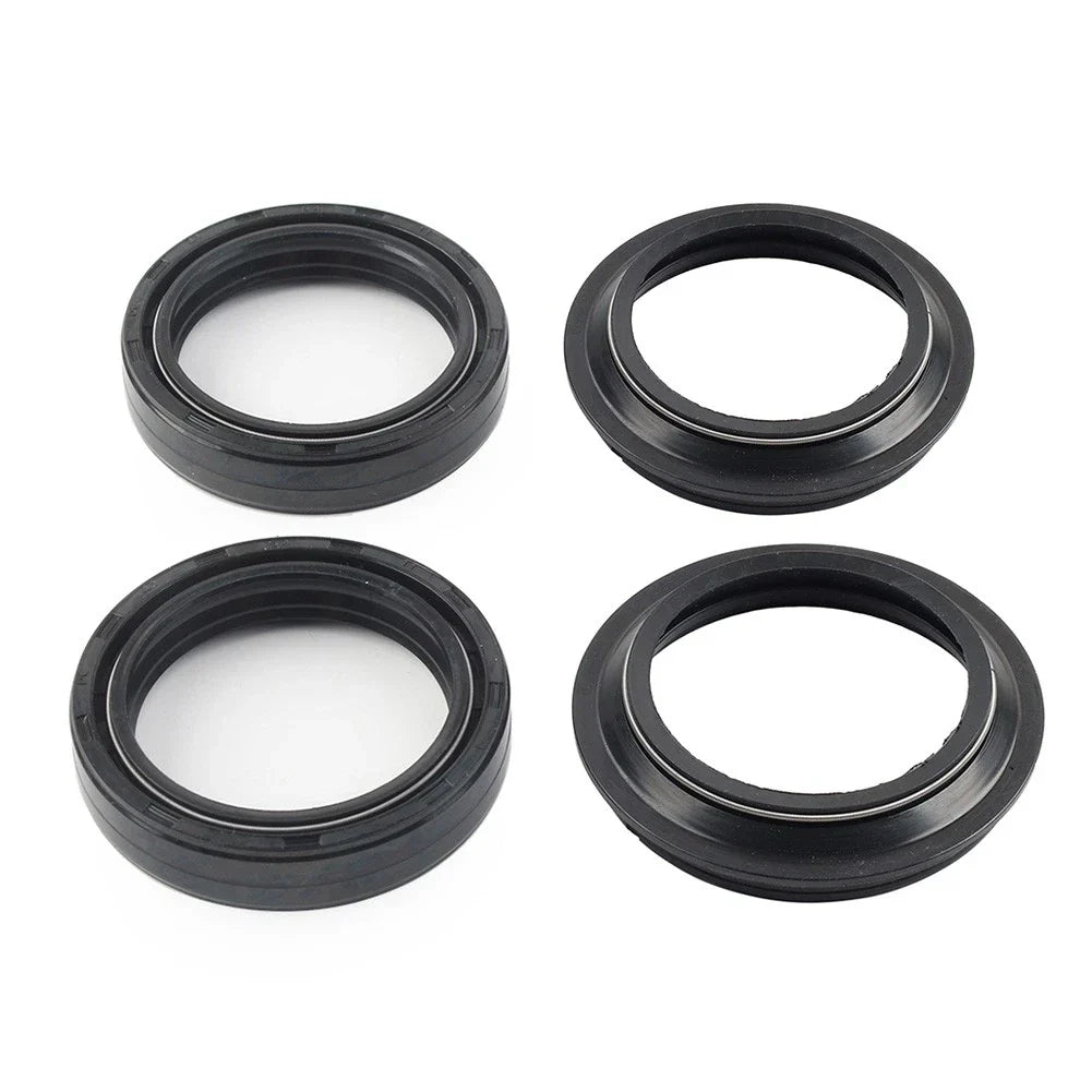 4 Pcs 47X58 MM Motorcycle Front Fork Damper Shock Absorber Seal