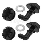 2X Hood Latch Toggles & Grommet Washer for Polaris RZR 800 (2008–2014)