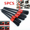 5Pcs Detailing Brush Natural Boar Hair for Car