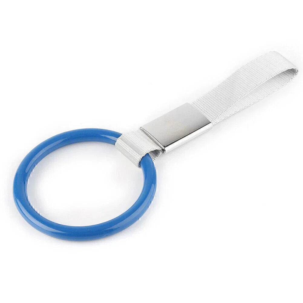 Tsurikawa Ring Handle Strap Charm for Subway Train Bus - Blue