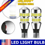 Set of 2 AUXITO 921 912 W16W T15 906 916 LED Reverse Light Bulbs 6500K