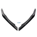 Front Lip Spoiler Fins Splitter for Mercedes Benz A-Class W176 (2016–2018)
