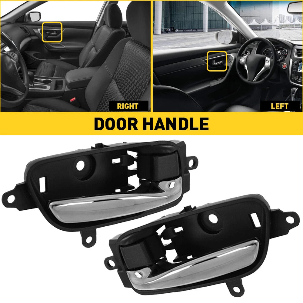 Inside Interior Door Handle Set for Nissan Altima Pathfinder Titan (2013–2018)