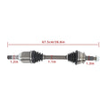 Set of 2 CV Axle Assemblies for Cadillac SRX (2012–2016) 3.6L