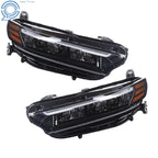 2X Full LED Headlight for Honda Accord (2023-2024) Black w/DRL Pair