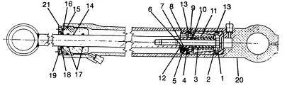 Trim Ram for Mercruiser Bravo Sterndrive (8M0132609, 9B-121-02)
