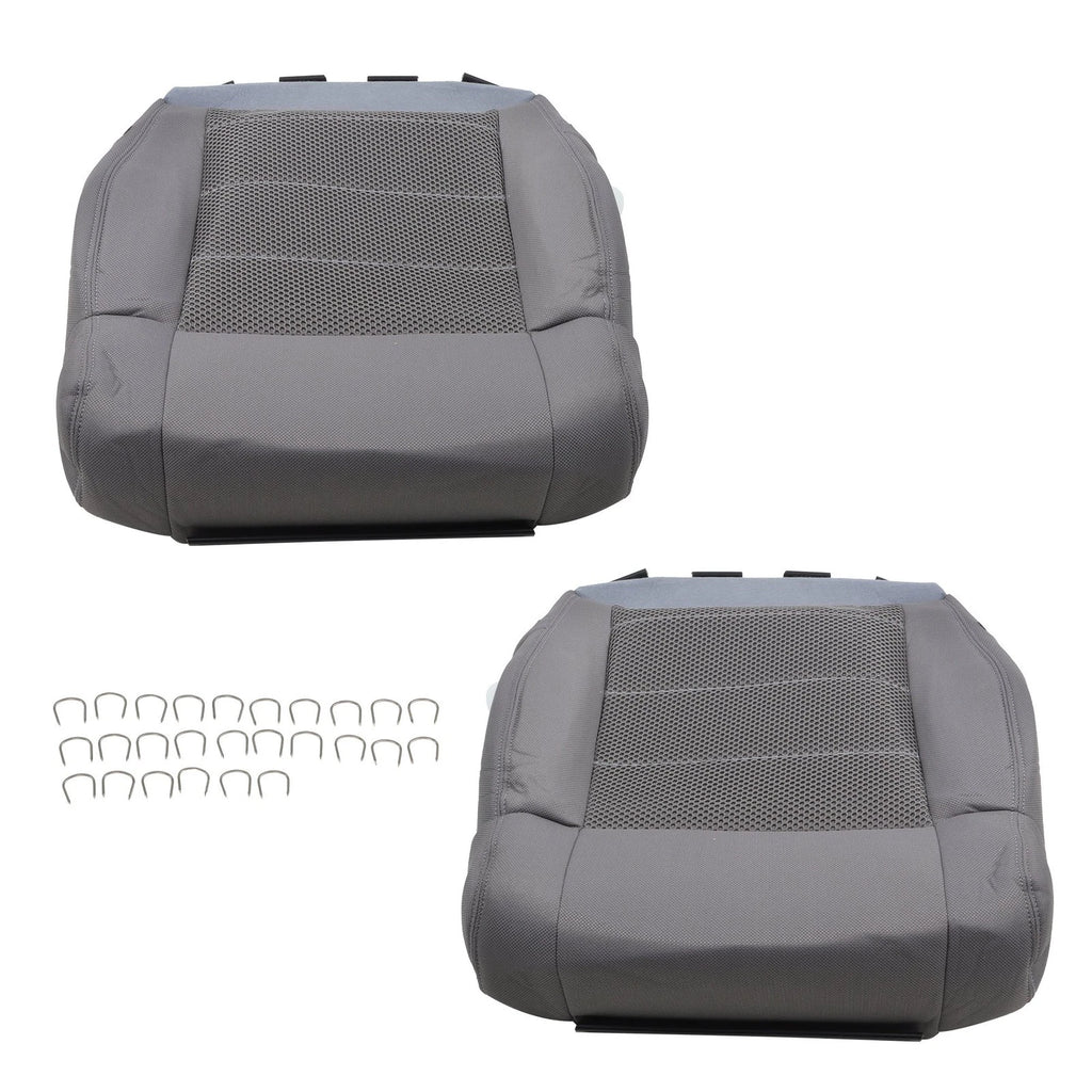Set of 2 Cloth Front Seat Covers for Jeep Wrangler (2007-2012)