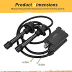 2X Ignition Coil for Suzuki DF90/115/140 Outboard (33410-90J00)