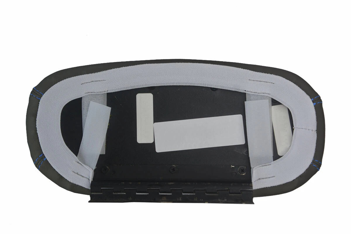 Console Lid Pull Over Cover Leather for Ford Mustang (1994–2004) Blue Stitch