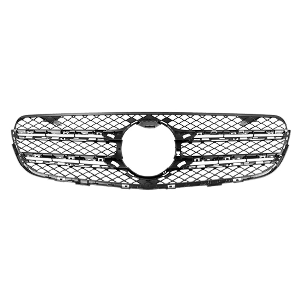 Replacement Black Matte Plastic Front Grille (See compatibility Chart)