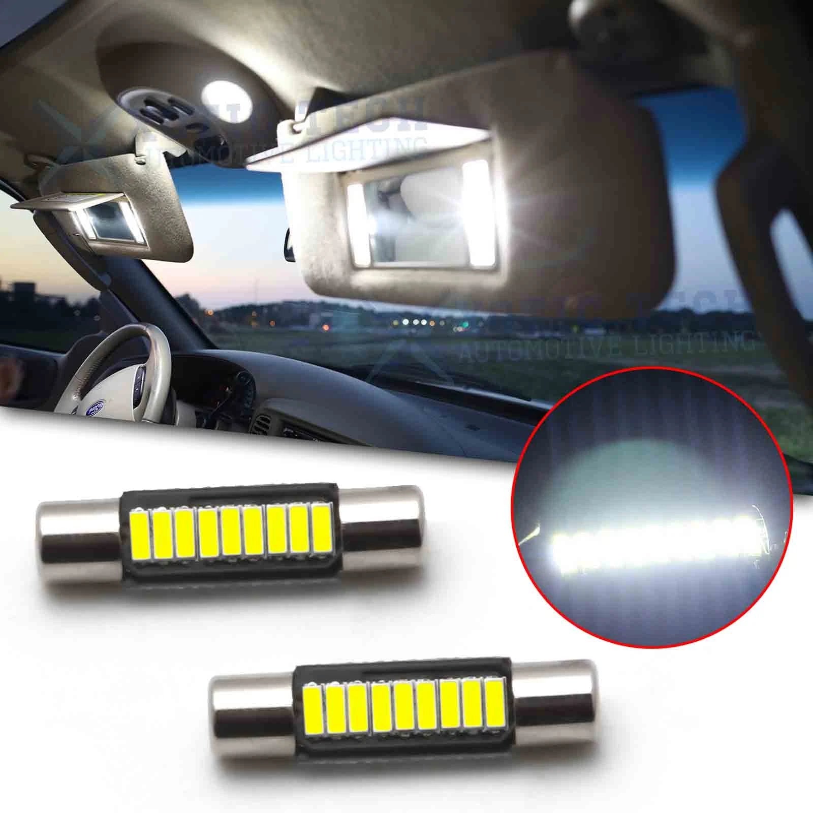 Xenon White 30MM 9SMD LED Vanity Mirror Light for Car (6641 T6, 2010–2020)