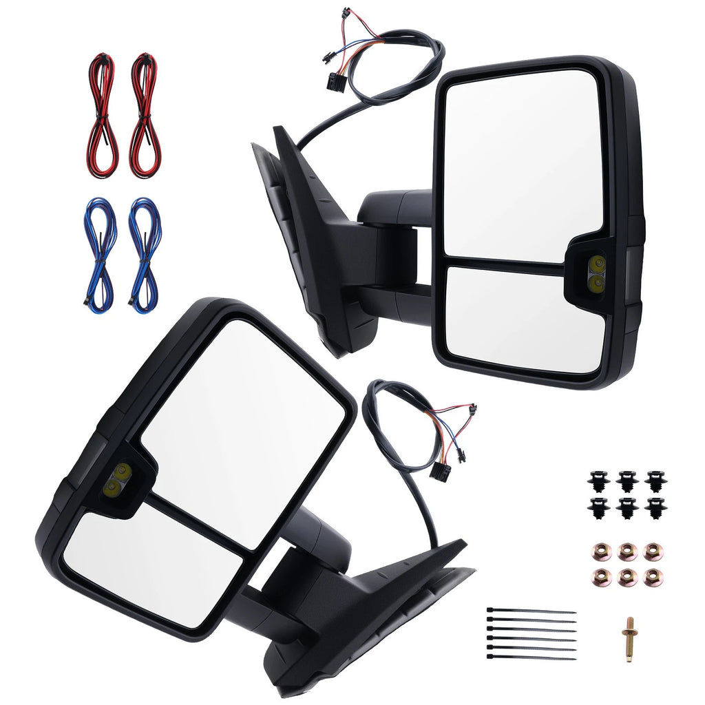 Left Right Towing Mirror for Silverado 1500 6.2L 2007-2013 15907124