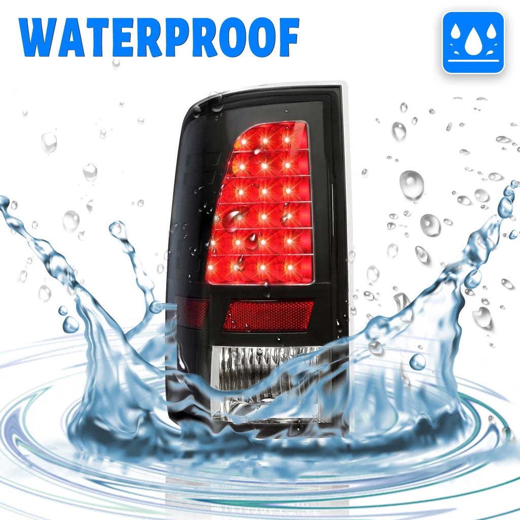 Rear LED Tail Lights for Dodge Ram 1500 2500 3500 (2009–2018)