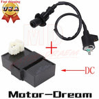 6 Pin DC CDI Box & Ignition Coil for GY6 50cc 125cc 150cc Scooter ATV Moped