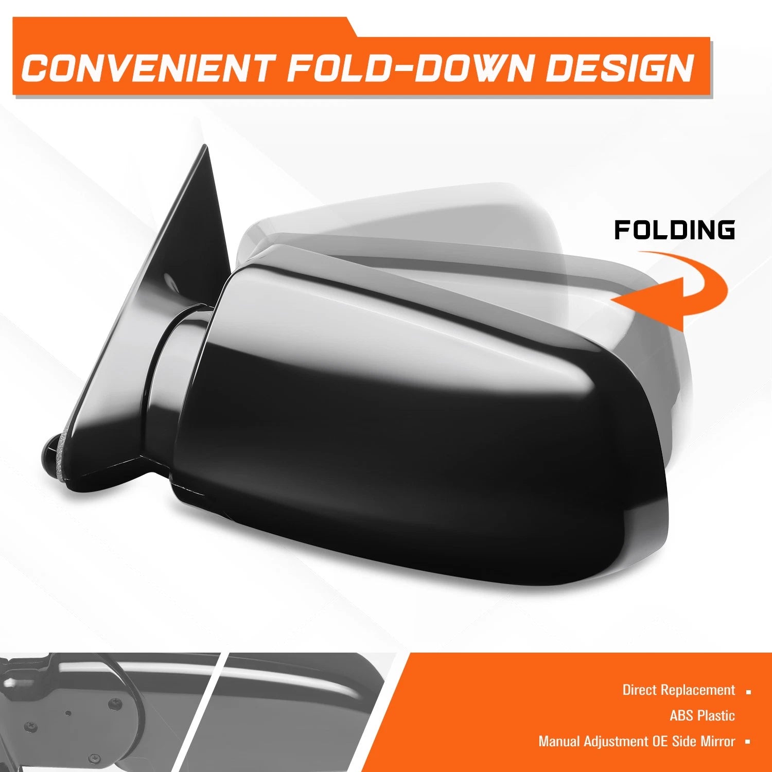 Left Side View Mirror for Blazer/S10/Jimmy/Sonoma (1994–1997)