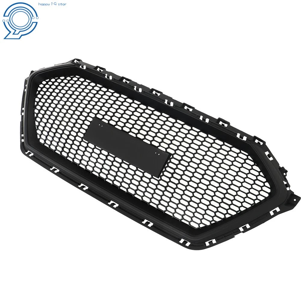 Honeycomb Bumper Grill for Hyundai Elantra Sedan (2017–2018) Matte Black