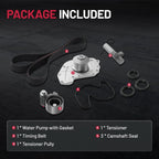 Engine Timing Belt Kit with Water Pump for Chrysler 300 (Full Replacement TBK575)