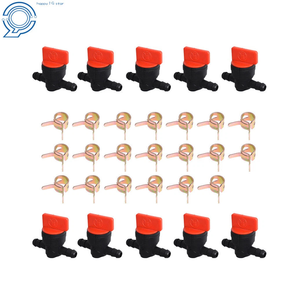 10 x 1/4" Fuel Gas Shut-Off Valves for Motorcycle