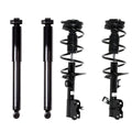 Set of 4 Complete Struts and Shocks for Nissan Rogue (2008–2012)