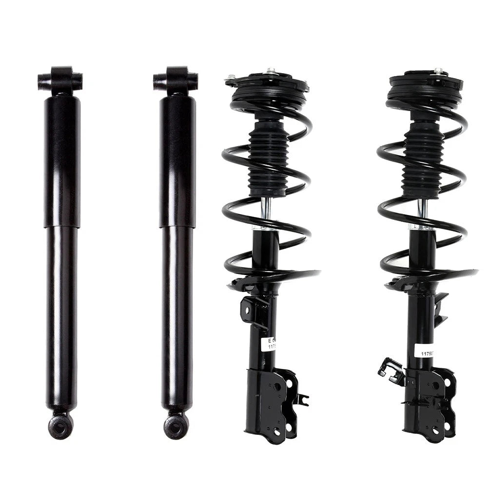 Set of 4 Complete Struts and Shocks for Nissan Rogue (2008–2012)